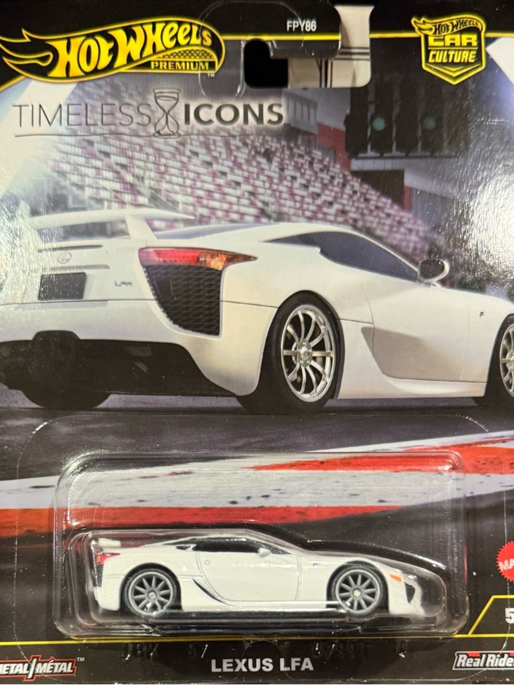Hot Wheels Lexus LFA White Die-Cast Car - Hot Wheels Premium